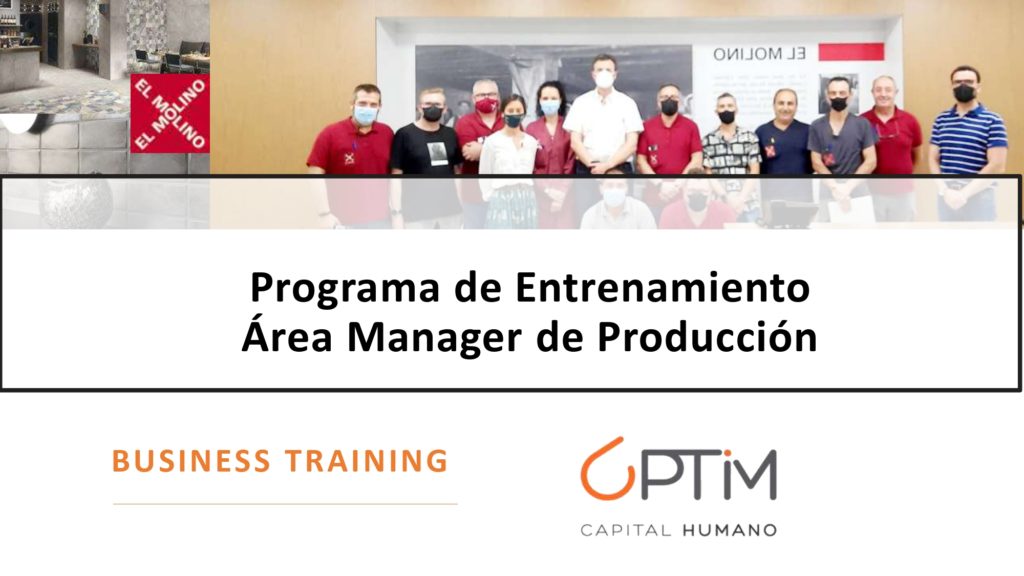 Programa de entrenamiento para Mangers de Producción